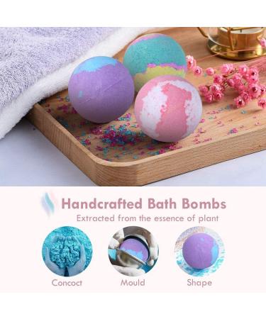 Supersun Bath Bombs & Scented Candles Gift Set for Women - Perfect Spa Gift for Her Birthday, Anniversary, Valentine's, Mother's Day & Christmas - Buy Online on GoSupps.com