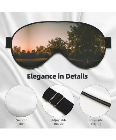 Landscape Trees Soft Sleep Eye Mask Female Breathable Eye Patch Perfect for Travel and Relaxation - Buy Online on GoSupps.com
