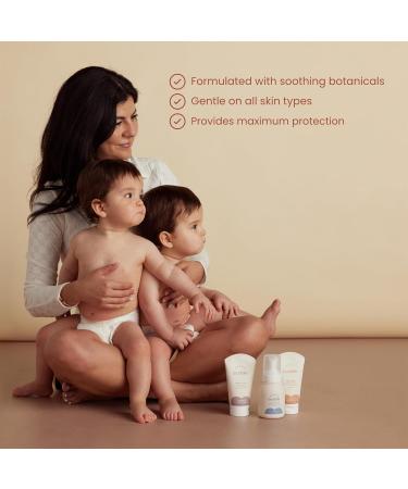 Diaper Rash Gift Set - 4-Piece Kit with 40% Zinc Oxide Ointment Cream Foam Cleanser & Silicone Spatula - Ideal for Baby Care - Buy Online on GoSupps.com