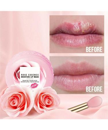 Hydrating Rose Lip Mask & Scrub Set | Overnight Repair & Daytime Nourishment for Soft Healthy Lips - Buy Online on GoSupps.com