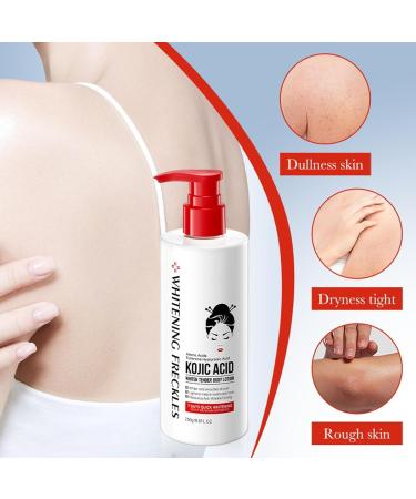 Kojic Acid Cream Kojic Acid Body Lotion Skin Lightening Body Lotion with Kojic Acid Moisturizing Remove Melanin Skin Lightening Body Cream for Uneven Skin Tone Skin Lightening Cream 250g (1) - Buy Online on GoSupps.com