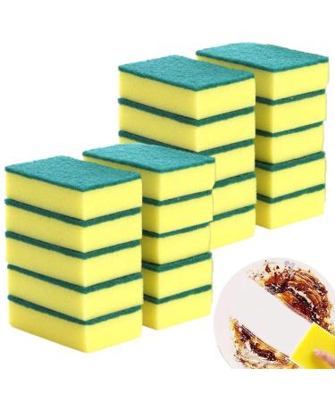 Sponge wipe high-density dipping 20 pieces of kitchen dishwashing sponge housework cleaning sponge block dish cloth rag