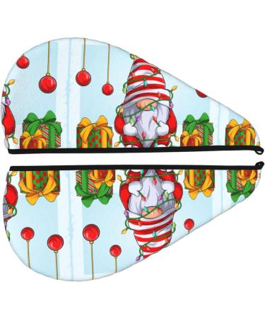 Hair Towel Wrap - Quick Dry Towel Turban for Hair | Funny Christmas Gnome Design - Buy Online on GoSupps.com