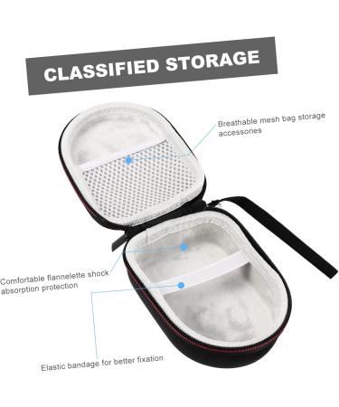Minkissy Razor Storage Bag Case | Hard Travel Organizer for Electric Shavers & Audio Accessories - Buy Online on GoSupps.com