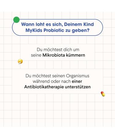 Health Labs Care Mykids Probiotic for Children - 30 Bags - Supports Antibiotic Therapy - 2 Billion Bacillus Subtilis - 30-Day Supply - Buy Online on GoSupps.com