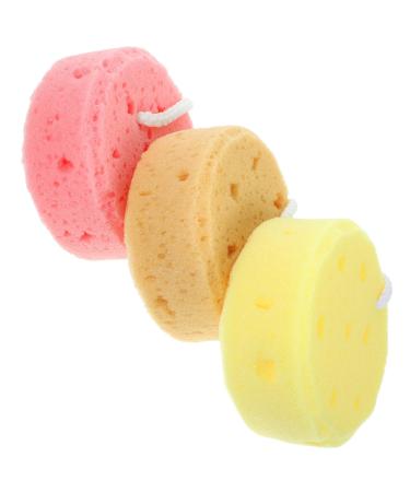 minkissy 3pcs Bath Sponge Exfoliating Shower Sponges Body Scrubber Sponges Shower Exfoliating Sponge Body Wash Scrubber Body Exfoliating Bath Ball Miss Shower Supplies Take a Bath
