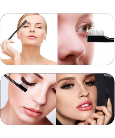 4 Pcs Eyelash Comb & Separator Set with Cover | Eyebrow Brush | Cosmetic Tool for Women's Makeup - Buy Online on GoSupps.com