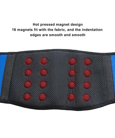 Uxsiya Tourmaline Therapy Waist Belt | Adjustable Lower Back Brace for Muscle Pain Relief - Ideal for Elderly - Buy Online on GoSupps.com