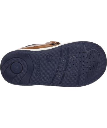 Geox Baby Girls B New Flick F Trainers 4.5 UK Child - Lt Brown Navy - Buy Online on GoSupps.com