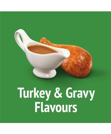 Friskies Party Mix Cat Treats Gravy-licious Crunch Turkey and Gravy - 170 g Pouch (1 Pack) 170 g (Pack of 1) - Buy Online on GoSupps.com