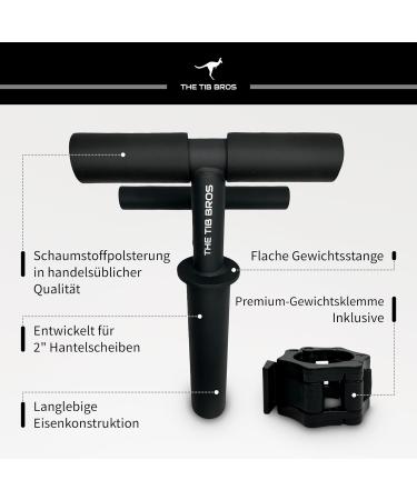 Tib Bar for Tibialis Strengthening - Iron Shin Muscle Trainer with Free Weight Collar & eBook | Optimal ATG Program Equipment - Buy Online on GoSupps.com