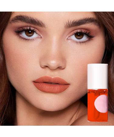 Liquid Lipstick Cream Lip Stain | Waterproof Moisturizing Lip Gloss | Shiny to Non-Sticky High Gloss Finish for Office Summer Parties Business Trips Makes - Buy Online on GoSupps.com