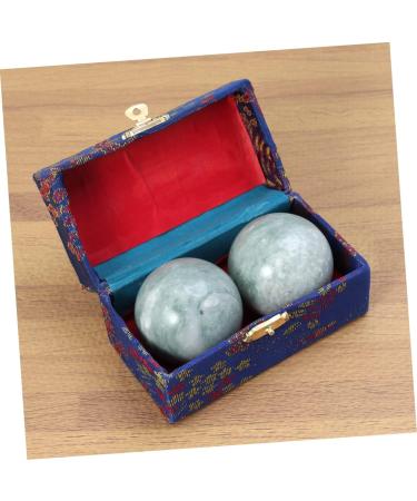 Buy 2 STK Marble Baoding Balls - Chinese Stone Massage Balls for Stress Relief | Heartstones Natural Massage Balls - Buy Online on GoSupps.com