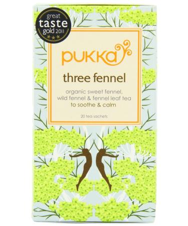 Pukka Herbs Three Fennel Tea 20 Sachets - CLF-PUK-535