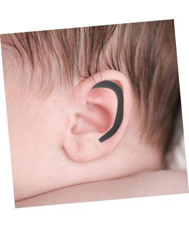 SOLUSTRE Auricle Corrector Ear Muffs - 12 Pairs, Professional External Ear Correction Tool with Silica Gel, Black - Pack of 1 - Buy Online on GoSupps.com