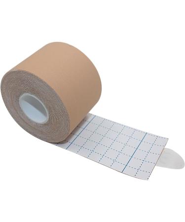 STpro 4 Way Stretch Elastic Waterproof Kinesiologie Tape 5 cm x 16.4 ft 1 Roll Beige(Skin) 1 Roll Skin - Buy Online on GoSupps.com