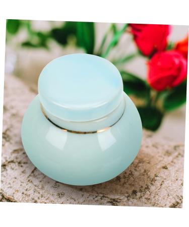POPETPOP Storage Bottle Cans Ceramics Tea Tins Food Containers Eye Shadow Jar Powder Sample Bottle Lotion in Bulk Tea Storage Canister Bulk Makeup Tea Samples Candle Travel Mini Cream 6x5.5cm Blue - Buy Online on GoSupps.com