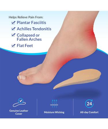 Premium Arch Support & Shock Absorbing Heel Cushion Shoe Inserts - Euro 45/46 US Men s 10.5-12 | International Shipping Available - Buy Online on GoSupps.com