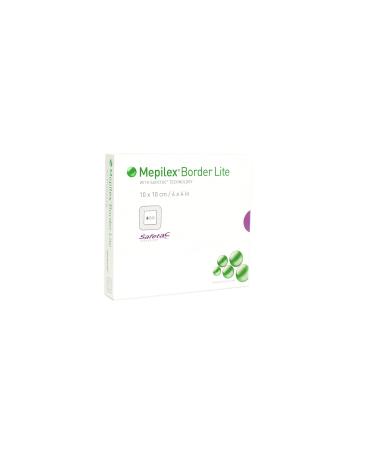 Mepilex Border Lite 4" x 4" (10 x 10 cm) Thin Soft Silicone Foam Dressing - Buy Online on GoSupps.com