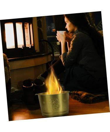 BESPORTBLE 1pc Burn Use Incinerator Sacrificial Traditional Burning Chinese Stainless Bucket Paper Golden - Buy Online on GoSupps.com