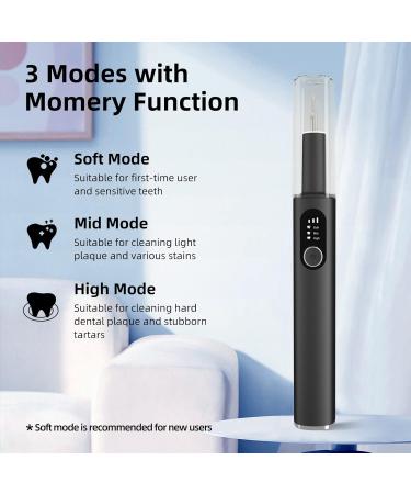Buy Teeth Cleaning Kits - Waterless Flosser 3 Modes USB Rechargeable IPX7 Waterproof - Effective Dental Cleaner with Mirror (Light Gray - Buy Online on GoSupps.com