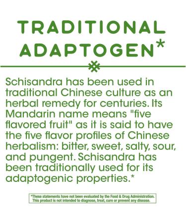 Nature's Way Schizandra Capsules - 100 Count, Fruit Extract for Natural Wellness - Buy Online on GoSupps.com
