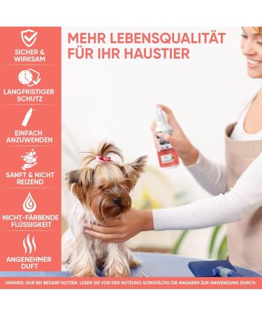 Animigo Flea Spray for Cats & Dogs - Natural Insecticide-Free Remedy for Fleas Ticks & Lice - 500ml Peppermint & Castor Oil Protection for Home & Furniture - Buy Online on GoSupps.com