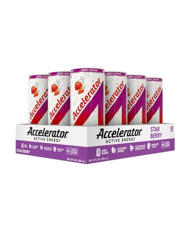 Buy A SHOC Accelerator Star Berry Energy Drink - 12 fl oz Can (Pack of 12) | Fast International Shipping - Buy Online on GoSupps.com