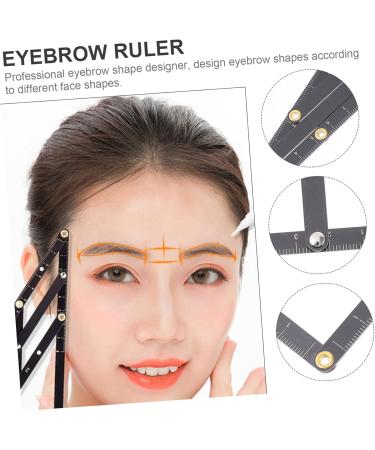 FOMIYES Eyebrow Scale Mini Tools Metal Eyebrow Ruler Ratio Eyebrow Measurement Tool Eyebrow Shape Set Miss - Buy Online on GoSupps.com