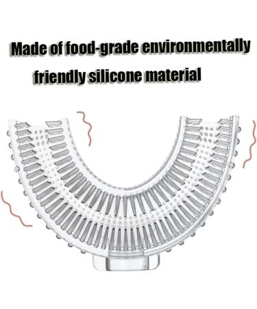 U-Shaped Toothbrush for Kids - Silicone Baby Toothbrush for Effective Mouth Cleaning | Eco-Friendly Green Design - Buy Online on GoSupps.com