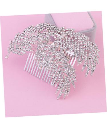 MAGICLULU Hair Comb Clip Tiara Bridal Wedding Hair Comb Hair Comb Slide Clip Hairpiece Rhinestone Hair Comb Rhinestone Comb Bride Dress Hairpin - Buy Online on GoSupps.com