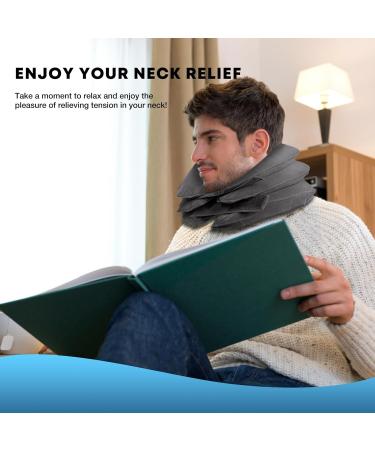 Cervicorrect Neck Brace Neck Stretcher for Neck Pain Relief Inflatable Stretcher Cervical Neck Traction Device Support Keep Vertebrae Stable Relief Neck Pain - Buy Online on GoSupps.com