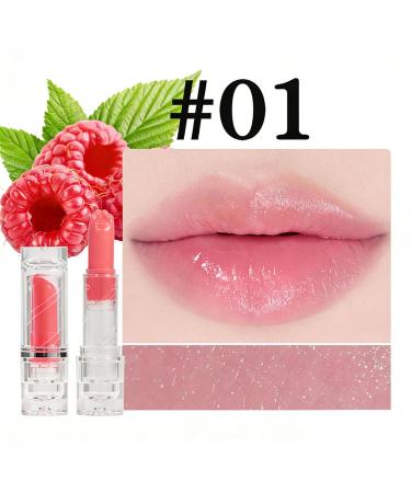 Jan Jean Daily Wear Fruit Flavor Lip Balm Color-Adaptive Formula for Women Hydrates & Nourishes Raspberry One Size One Size Raspberry - Buy Online on GoSupps.com
