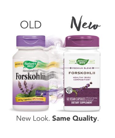 Nature's Way Forskohlii ForsLean 20% Forskolin - 125mg, 60 Count - Natural Weight Loss Supplement - Buy Online on GoSupps.com
