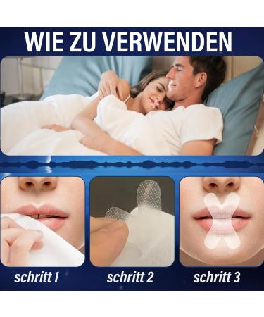 120 Pieces Anti-Snoring Mouth Tape for Better Sleep | Sleep Aid Against Snoring - Buy Online on GoSupps.com