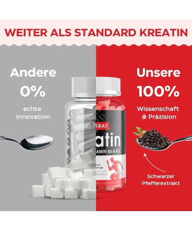 Bonbons G lifi s la Cr atine Monohydrate 5000mg Cr atine Haute Dose avec Taurine Vitamines B12 et B6 Alternative aux Capsules et Poudres de Cr atine V g talien 60 Unit (Lot de 1) - Buy Online on GoSupps.com