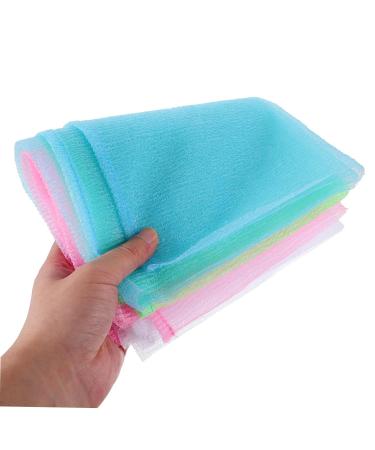 Shop Healeved 4pcs Body Exfoliator Scrubber Set - Back Shower Washer & Exfoliating Towel | Effective Bath Scrubbers & African Sponge for Smooth Skin | Fast International Shipping - Buy Online on GoSupps.com