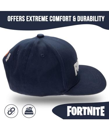 Boys FORTNITE Baseball Cap | Quality Navy Flatbrim Hat for Kids - Buy Online on GoSupps.com