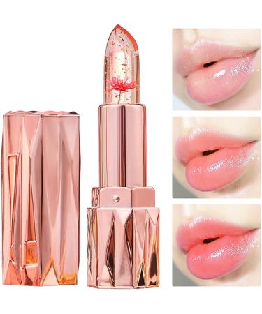 Crystal Lipstick Jelly Color Changing Lipstick PH Temperature Color Changing Lip Balm Long Lasting Moisturizing Lipstick for Women - Buy Online on GoSupps.com