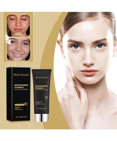 Buy 2PCS Niacinamide & Vitamin C Face Cream - Hydrating Black Tube Moisturizer for Flawless Skin - Buy Online on GoSupps.com