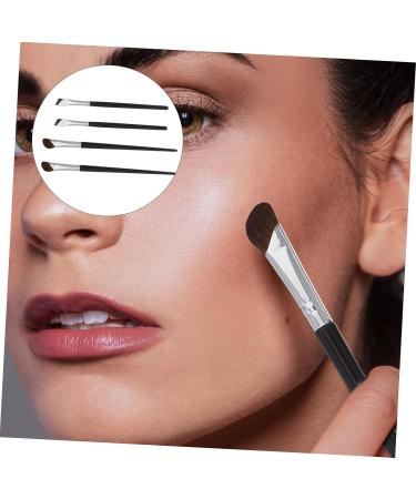 SOESFOUFU 4 Pcs Flat Concealer Brush Brow Brushes for Eyebrows Nose Makeup Brush Eye Makeup Brushes Horse Hair - Buy Online on GoSupps.com