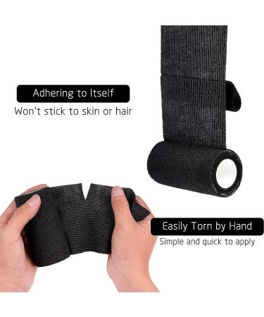 ADMITRY 8 Rolls Self Adhesive Bandage Tape 7.5cm x 4.5m Vet Wrap for Dogs Horses Pets Elastic Cohesive Bandages for Wrist Ankle Sprains and Swelling (Brown) Brown Vet Wrap 7.5cm - Buy Online on GoSupps.com