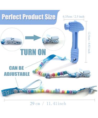 Silicone Teething Toys for Babies 0-12 Months - BPA Free Chew Toys for Boys and Girls - 6PCS Set - Buy Online on GoSupps.com