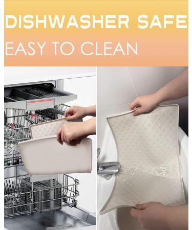 Avydiif Non-Slip Silicone Dog & Cat Feed Mat - Waterproof Dishwasher-Safe 60x40cm - Ideal Bowl Pad - Buy Online on GoSupps.com