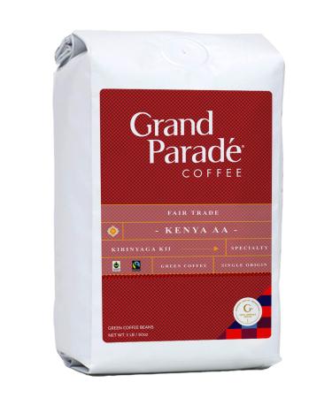 Grand Parade Coffee, 5 Lbs Unroasted Kenya AA Green Coffee Beans - Award Winner - Kirinyaga Single Origin