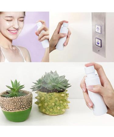 DKBT Small Fine Fog Spray Bottles - 60ml White Plastic Atomizer - 2 Pack for Perfume & Water - Travel-Friendly Mini Empty Spray Bottles - Buy Online on GoSupps.com