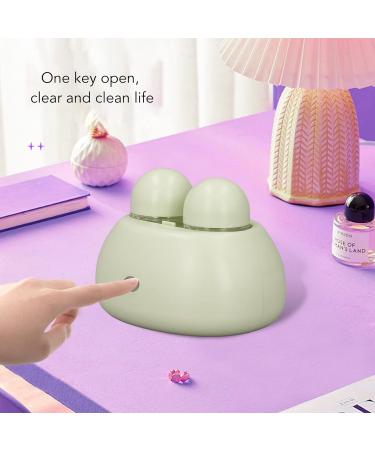 WOOXKEHM Automatic Contact Lens Cleaner - Portable One-Touch Device for Soft & Colored Lenses (Green) - International Shipping Available - Buy Online on GoSupps.com