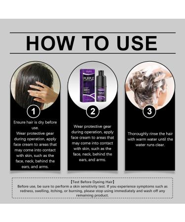 Shampooing Naturel pour Cheveux Rouge Colore Les Cheveux En Quelques Minutes Shampooing Pour Couvrir Les Cheveux Gris Facile Utiliser Rouge - Buy Online on GoSupps.com