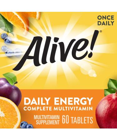 Nature's Way Alive! Daily Energy Multivitamin 60 Tablets - Boost Your Wellness - Buy Online on GoSupps.com