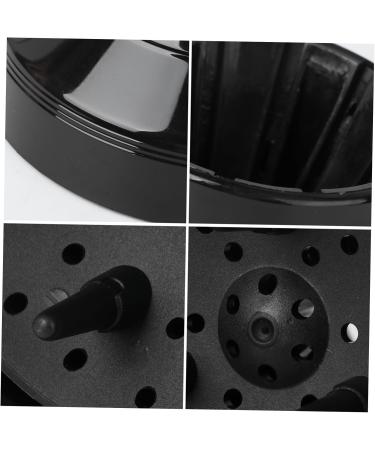 Baluue 3 Pcs Hair Styling Hood Protective Cover Salon Hair Dryer Cover Hair Dryer for Curly Black Abs 16x15cmx3pcs Blackx3pcs - Buy Online on GoSupps.com